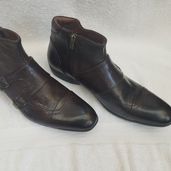 Imported new and unworn leather mens boots. - Picture 5 of 8